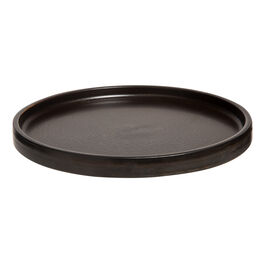 Black ceramic starter plate